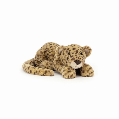 Jellycat Charley Cheetah USA | 70814PWOL